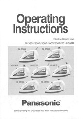 Panasonic NI-550S Operating Instructions Manual