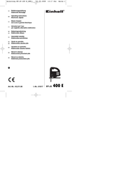 EINHELL 43.211.00 Operating Instructions Manual