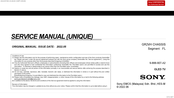 Sony XR-42A90K Service Manual