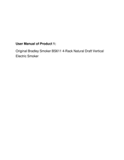 Bradley Smoker BTDS108CE-EU Owner's Manual