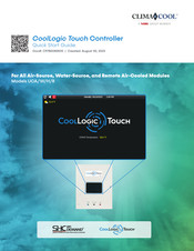 Nibe Climacool CoolLogic UCA/W Quick Start Manual