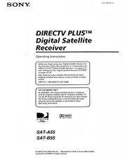 Sony DIRECTV PLUS SAT-A55 Operating Instructions Manual