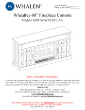 Whalen Wheatley MNFP60WTY23HLAA Manual