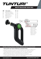 Tunturi MG70 User Manual