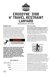 ERGODYNE 3198 Manual