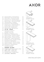 Axor MyEdition 230 47020 Series Instructions For Use/Assembly Instructions