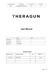 THERAGUN PRO PLUS User Manual