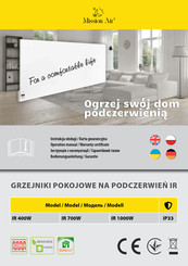 Mission Air IR 700W Operation Manual
