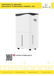 Mission Air PRODRY 50L Instructions Manual