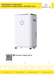 Mission Air OPTIDRY 25L Instructions Manual