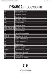 Emos TSS890B-HI Manual