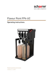 Schaerer Flavour Point FP4-UC Operating Instructions Manual