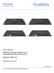 PureTools PT-HDOF-100 User Manual