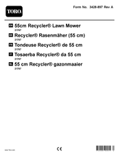 Toro Recycler 21767 Operator's Manual