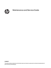 HP ZHAN A 14 inch G6 Maintenance And Service Manual