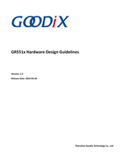 Goodix GR5515IENDU QFN56 Hardware Design Manuallines