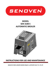Senoven SEN 3100 S Instructions For Use And Maintenance Manual