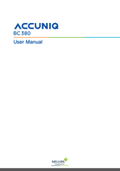 Accuniq BC 380 User Manual