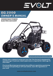 EVOLT EG 2000 Owner's Manual