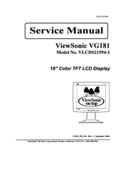 ViewSonic VLCDS21594-1 Service Manual