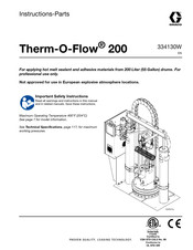 Graco Therm-O-Flow 200 Instructions-Parts List Manual