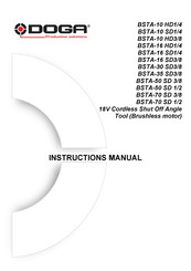 DOGA BSTA-16 SD3/8 Instruction Manual