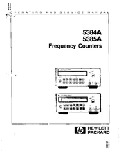 HP 5385A Operating And Service Manual