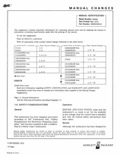 HP 8690B Manual Change