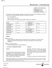 HP 8690B Manual Change
