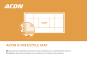 Acon X FREESTYLE MAT User Manual & Assembly Instructions