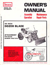 Sears 917.253311 Owner's Manual