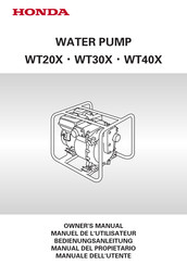 Honda WT20X Owner's Manual