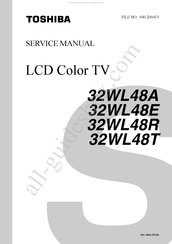 Toshiba 32WL48E Service Manual