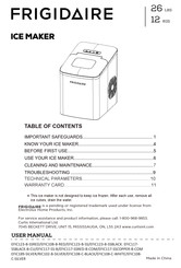 Frigidaire EFIC108-C-WHITE User Manual