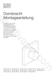 Dornbracht 36 607 892-FF Installation Instructions Manual