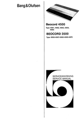 Bang & Olufsen Beocord 3500 Service Manual