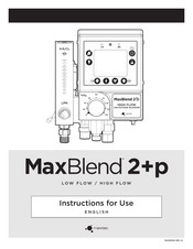Maxtec MaxBlend 2+p Instructions For Use Manual