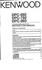 Kenwood DPC-792 Instruction Manual