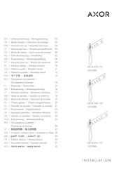 Axor 540/110 12572000 Instructions For Use And Assembly Instructions