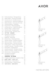 Axor 470/110 12571670 Instructions For Use And Assembly Instructions