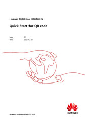 Huawei OptiXstar HG8140H5 Quick Start Manual