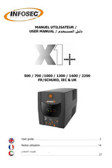 INFOSEC UPS SYSTEM 1600 X1+ User Manual