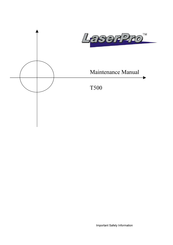 LaserPro T500 Maintenance Manual