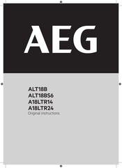 AEG A18LTR14 Original Instructions Manual