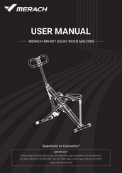 Merach MR-R07 User Manual
