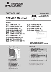 Mitsubishi Electric SUZ-SWM60VA2-SC TH Series Service Manual