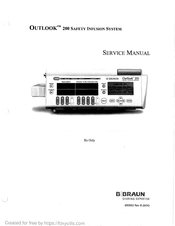 B. Braun OUTLOOK 200 Service Manual
