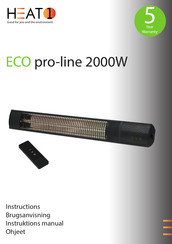 HEAT1 ECO pro-line ZHQ2580-RM-M Instructions Manual