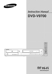 Samsung DVD V9700 - DVD/VCR Instruction Manual