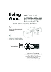 Living & Co COSTA NOVA DINING Instruction Manual